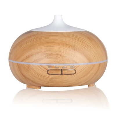 6.5hrs Continuous DC5V 300ml Aroma Diffuser 20m2 FCC Wood Grain Humidifier